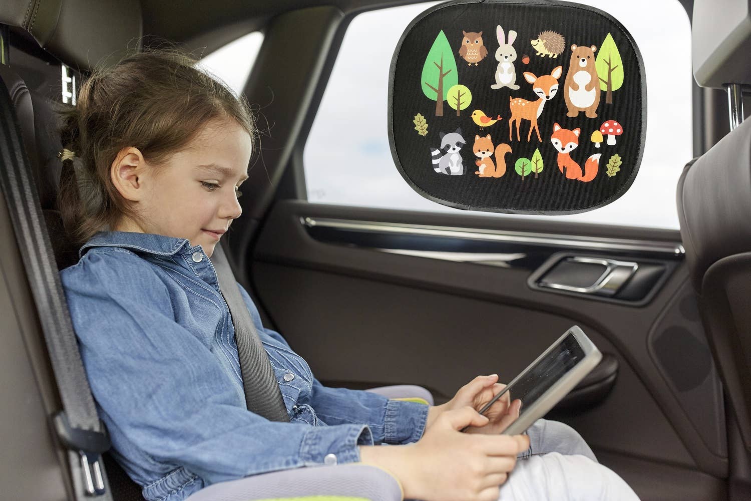 HECKBO - Wholesale Car Decorative Charm - Unisex - Car sun visor forest animals (in 2 sizes)2