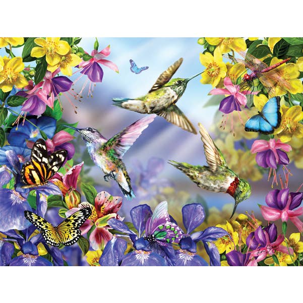0569 Butterflies & Hummingbirds 300 pc Puzzle for wholesale by SunsOut