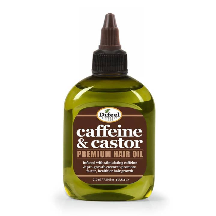 KT Supply - Wholesale Hair oil - Difeel Difeel Caffeine Castor Premium Hair Oil 7.1 oz.