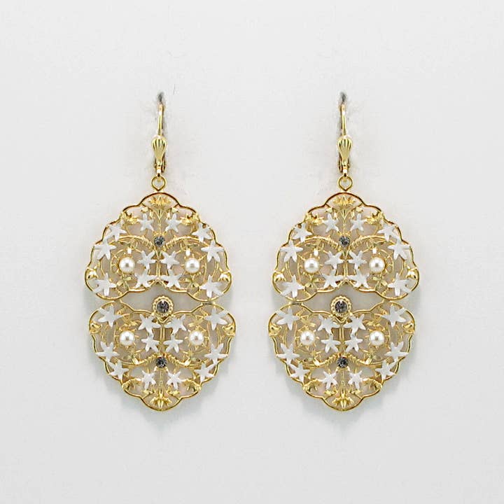 La Vie Parisienne - Wholesale Dangle Earrings - Marianna Enamel Earring0