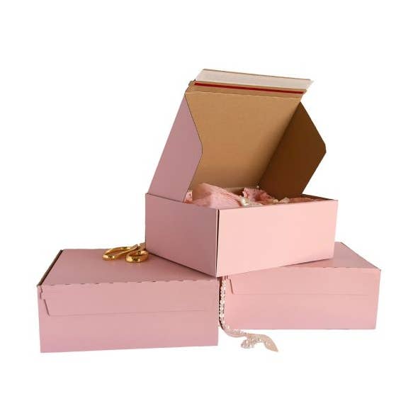 10x8x4 Pink Self Seal Folding Boxes and other Purchase Wholesale scatole. Free Returns & Net 60 Terms on Faire trending on Faire.