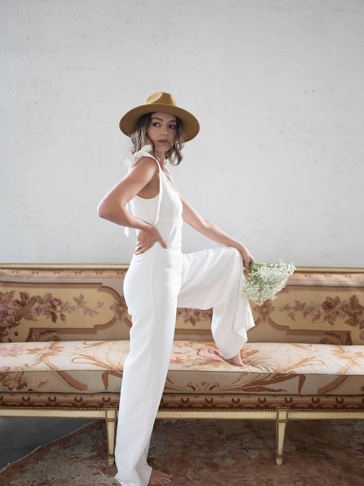 Hvid Jumpsuit for engroshandel hos Manifiesto