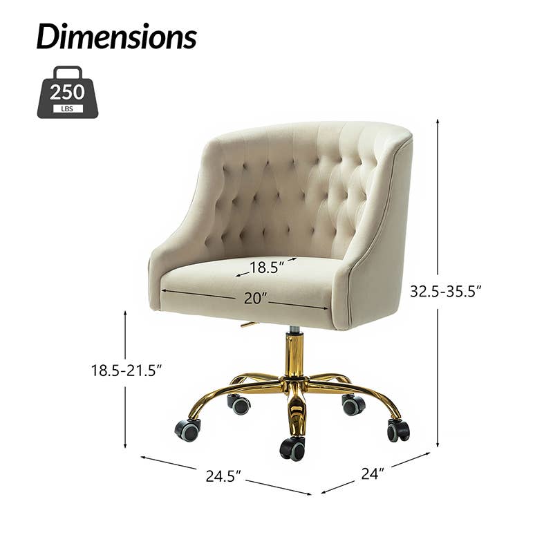 Karat Home - Wholesale Chair - Lydia Task Chair15
