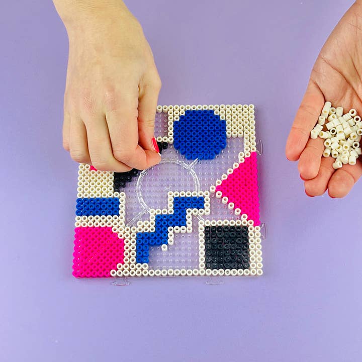 The Edinburgh Craft Club - Wholesale DIY Craft Kit - Fuse Bead Clock Kit2