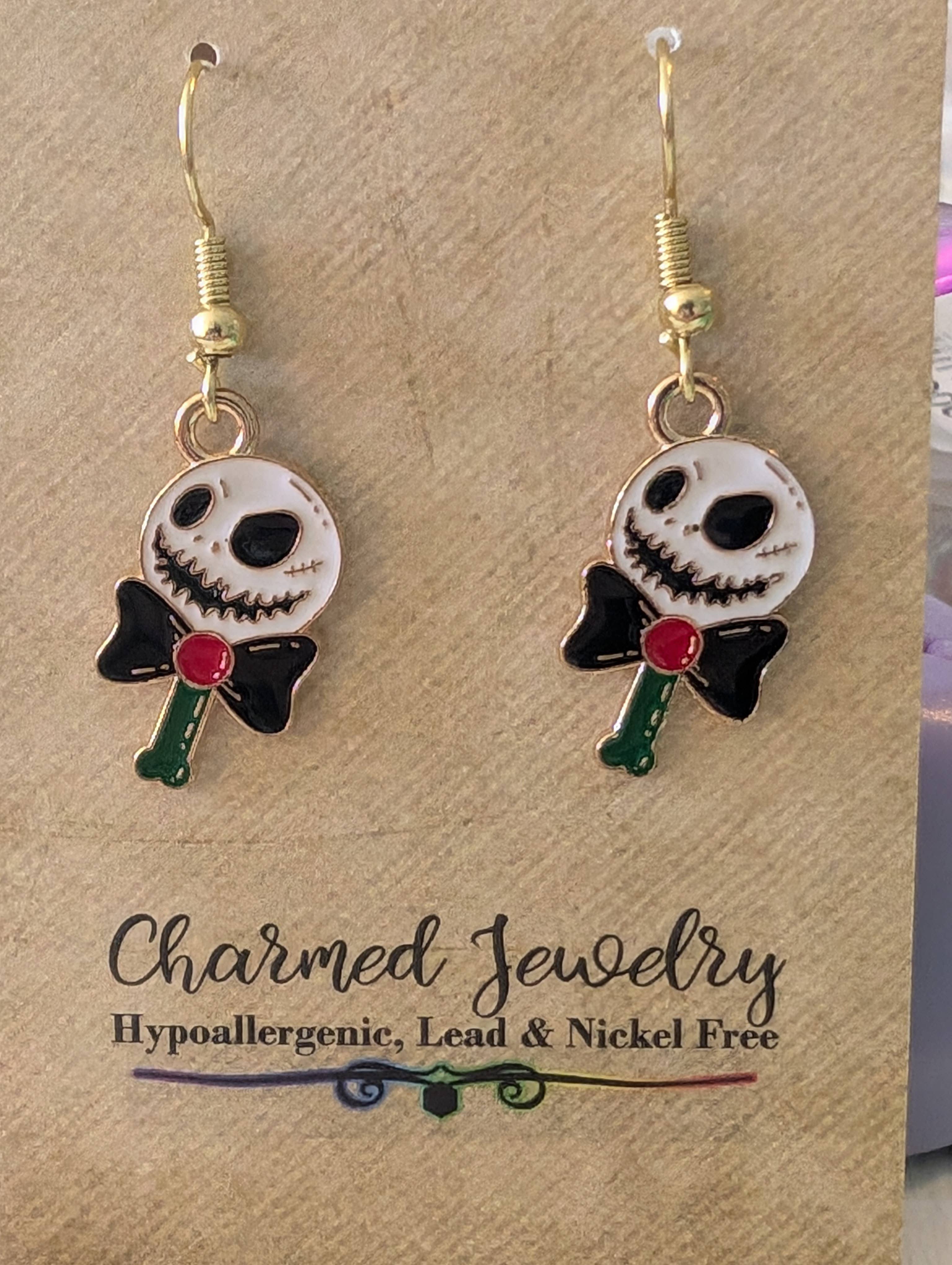 Con-Quest Crafts - Wholesale Charm/dangle bracelet - Nightmare Christmas Earrings, Necklaces & Zipper Pulls25