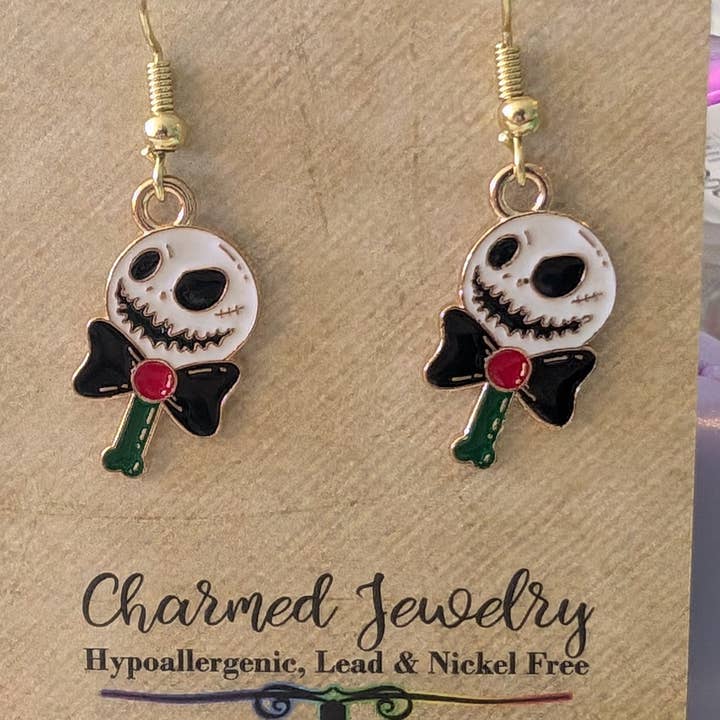Con-Quest Crafts - Wholesale Charm/dangle bracelet - Nightmare Christmas Earrings, Necklaces & Zipper Pulls25