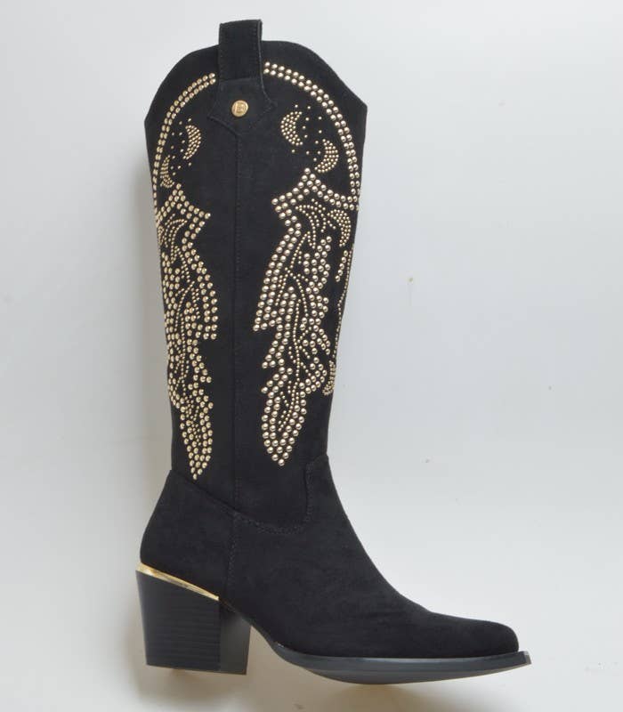 SWEET MAGIC MODA Y COMPLEMENTOS - Vente Bottes de cowboy – femme - BOTTINE CAMPEUSE AVEC CLOUS1