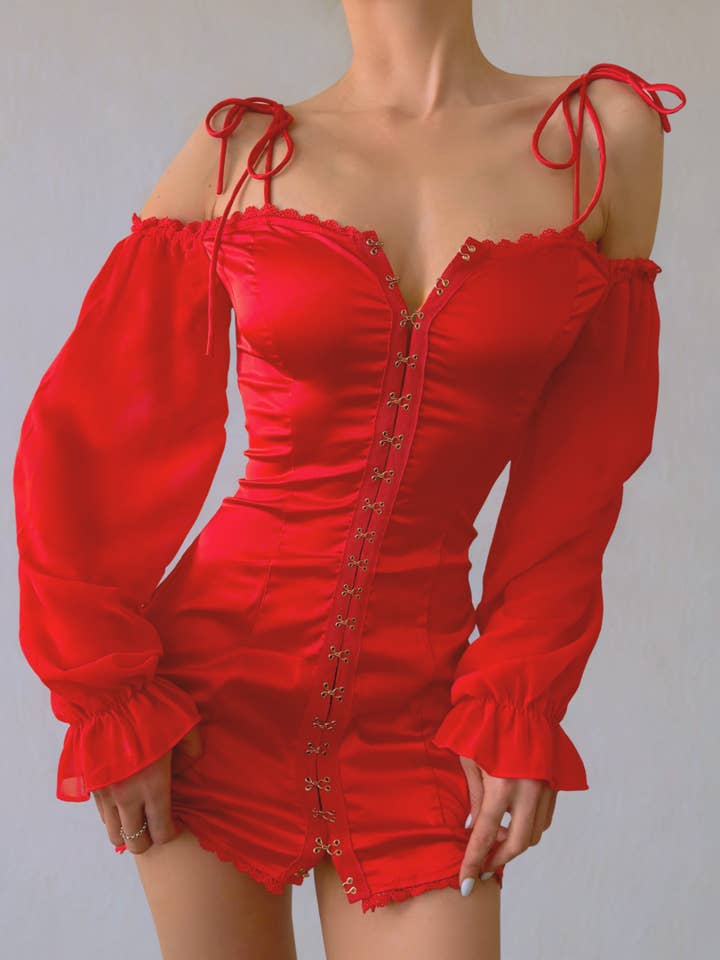 Ensemble de robe corset Heartbreaker pour la vente par Empress Mimi