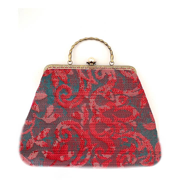 Maria Sole Rodriguez - Wholesale Clutch Bag - Women's - Bassoon Perla Medium, bag with pearl, handmade, Italy9