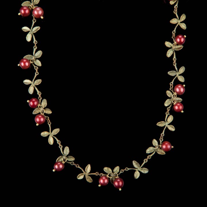 Cranberry Necklace - 16" Adj. for wholesale by Michael Michaud