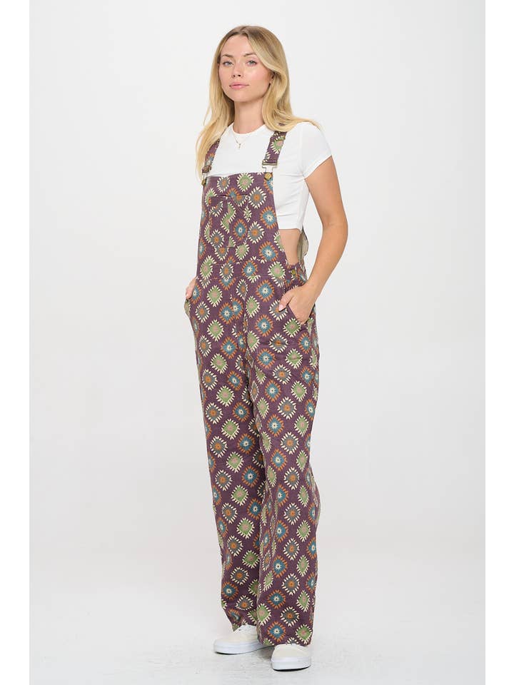 SM WARDROBE – Großhandel Overall – Damen – OVERALL AUS BAUMWOLLE MIT BLUMENDRUCK2