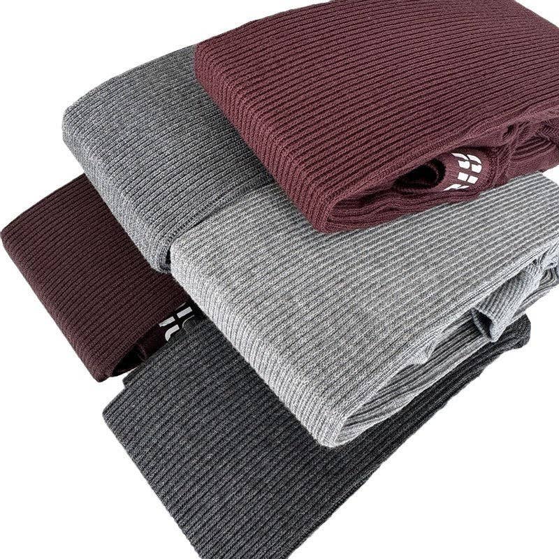 FurDecoration - Wholesale Fashion Leggings - Women's - Thick Striped Vertical Letter Print Leggings6