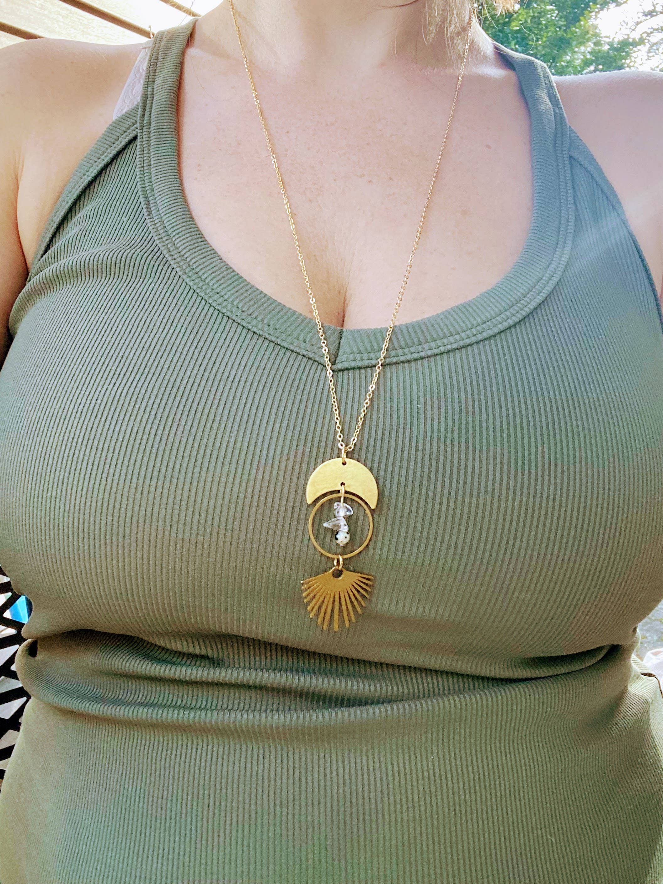 Bold as Love Belongings - Wholesale Pendant/Charm Necklace - Boho Chic Jewelry for Hippie Store Bulk Necklaces for Rustic3