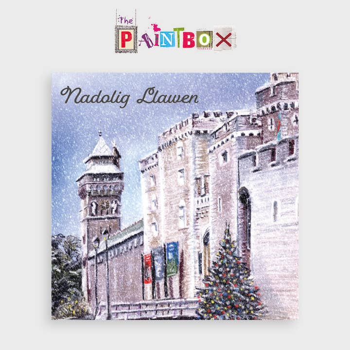 Nadolig llawen (castelo de Cardiff) por atacado de The Paintbox