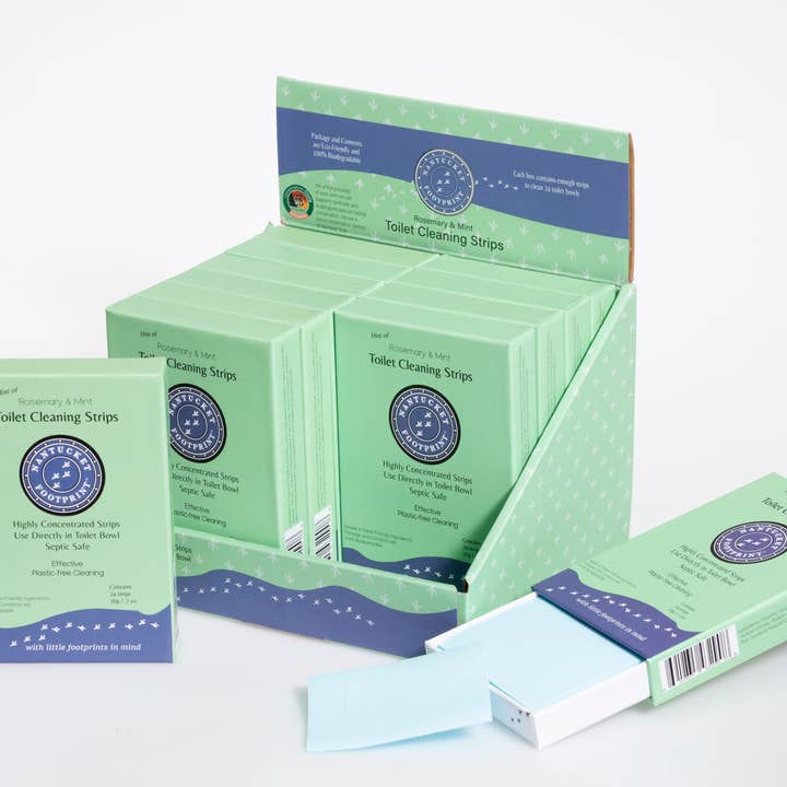 Nantucket Spider - Wholesale Toilet Cleaner - Toilet Bowl Cleaning Strips | 24 Strips per Single Unit