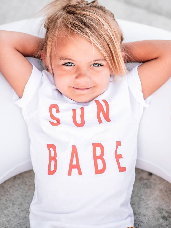 Minimalist Folk Co. - Wholesale Screen-printed t-shirt – Kids - SUN BABE | Kids Tee