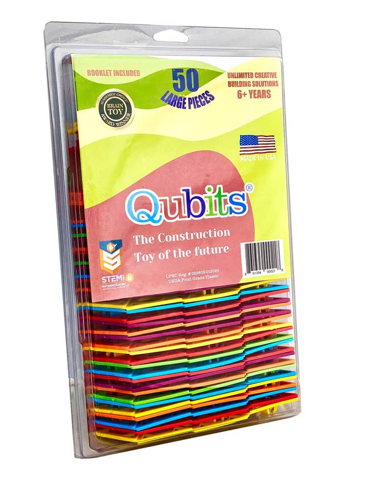 50 Pcs Stem Building Kit for wholesale by Qubits Toy