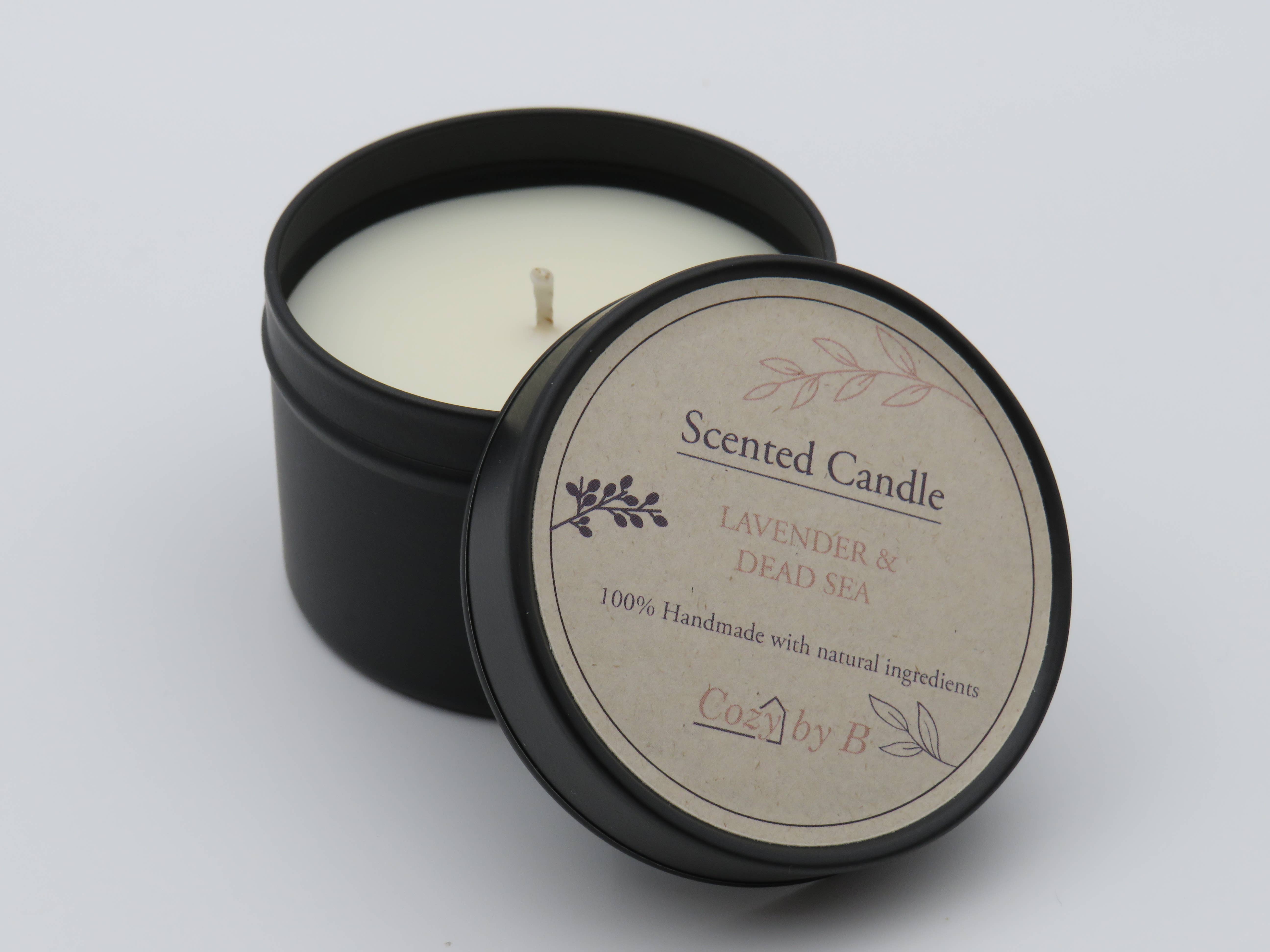 Cozy by B - Wholesale Jar/Filled Candle - Scented Candle Lavender & Dead Sea2