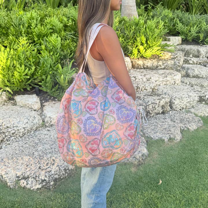 Shappa Tote Lei Hearts for wholesale by Phases Hawaii