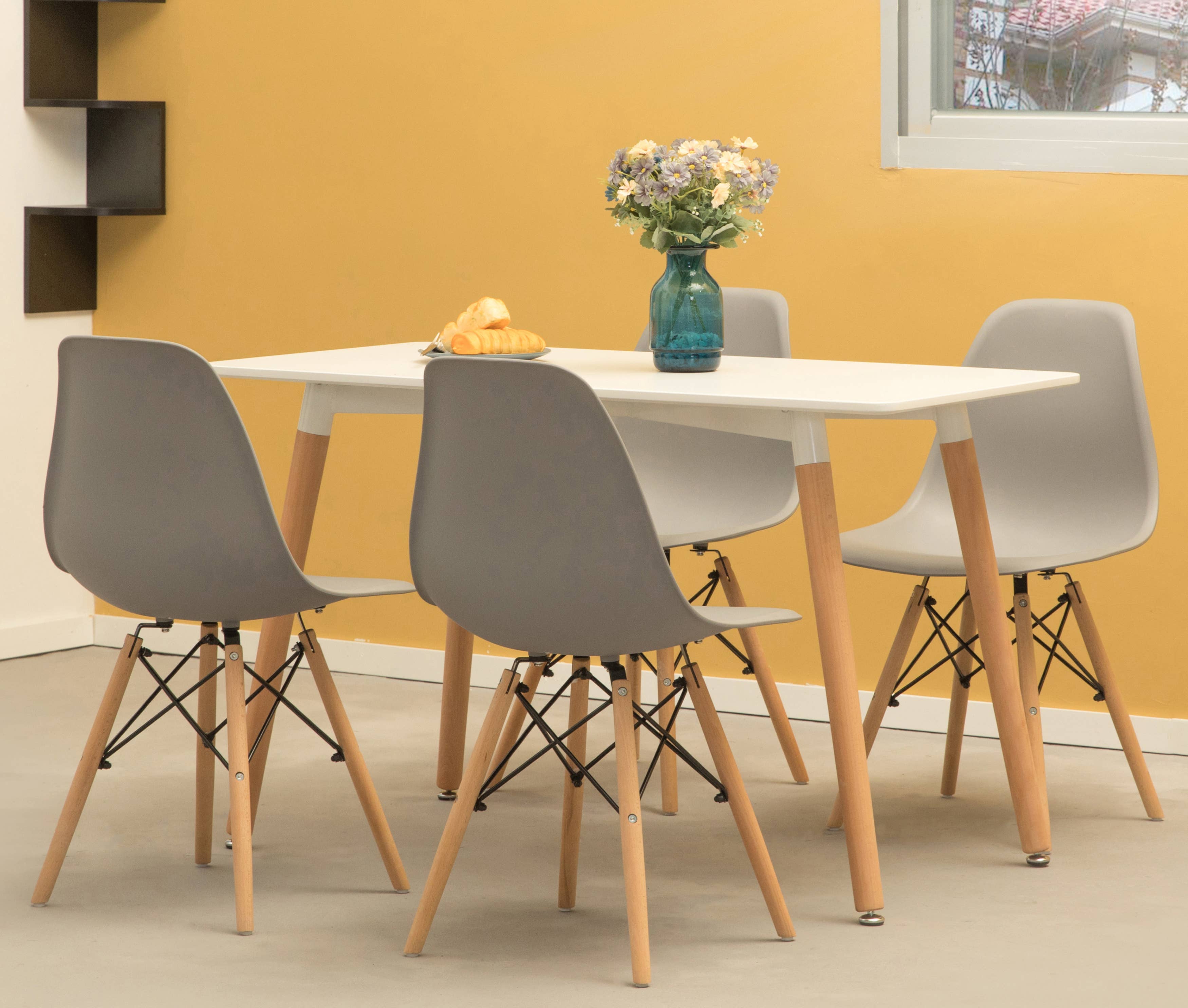 Quickway Imports - Wholesale Chair - Plastic DSW Shell Dining Chair with Wooden Dowel Eiffel Legs11