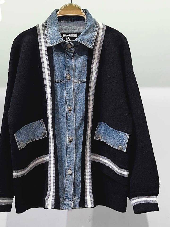 SWEET MAGIC MODA Y COMPLEMENTOS – wholesale Denim jacket – Women's – COMBINED DENIM JACKET0