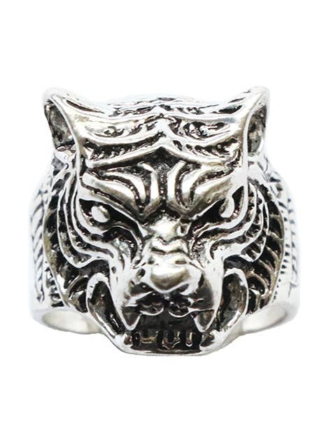Tiger Head Ring for wholesale by Urbiana