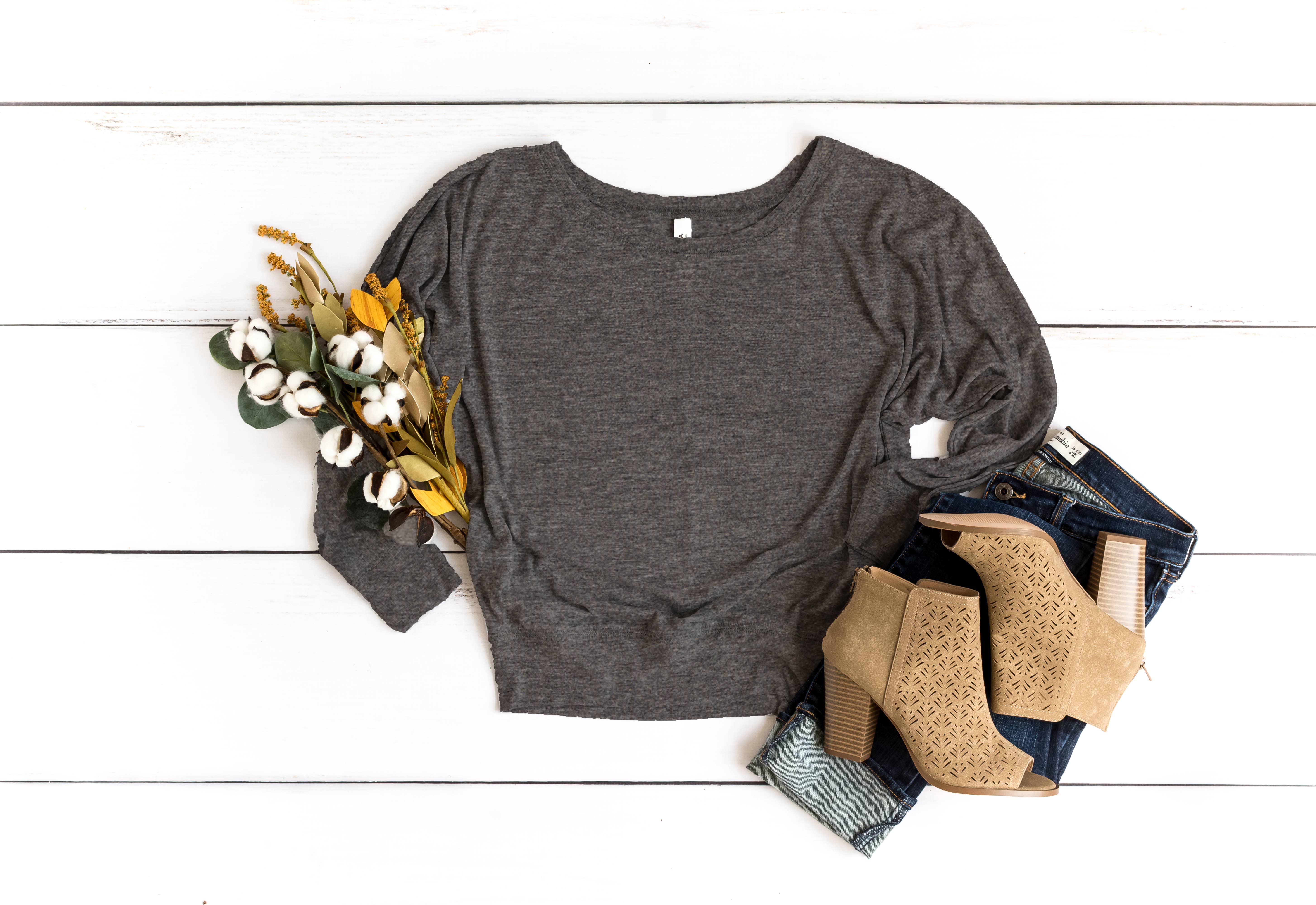 Moonlight Makers - Vente T-shirt – femme - T-shirt fluide à manches longues Blank Bella + en toile - Ultra doux2