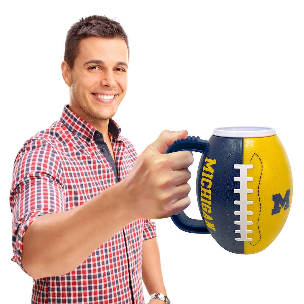 Party Animal, Inc. - Wholesale Insulated Mug/Tumbler - University of Michigan Football Mug1