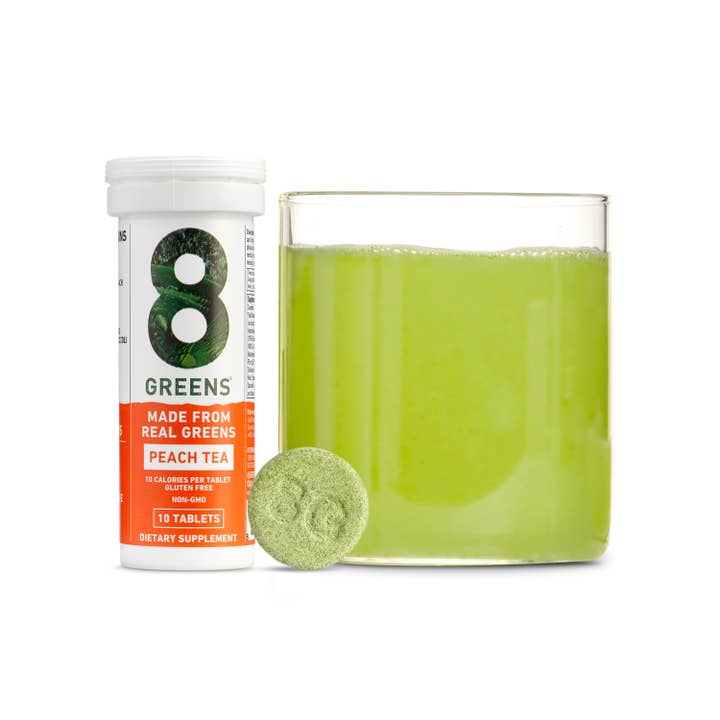 8Greens - Wholesale Oral Supplement/Vitamin - 8 Greens Peach Tea Effervescent Tablet