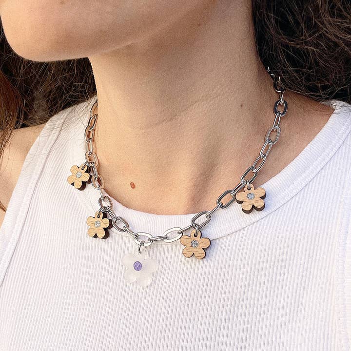 Blair necklace for wholesale by LES BOIS GRAPHIQUES