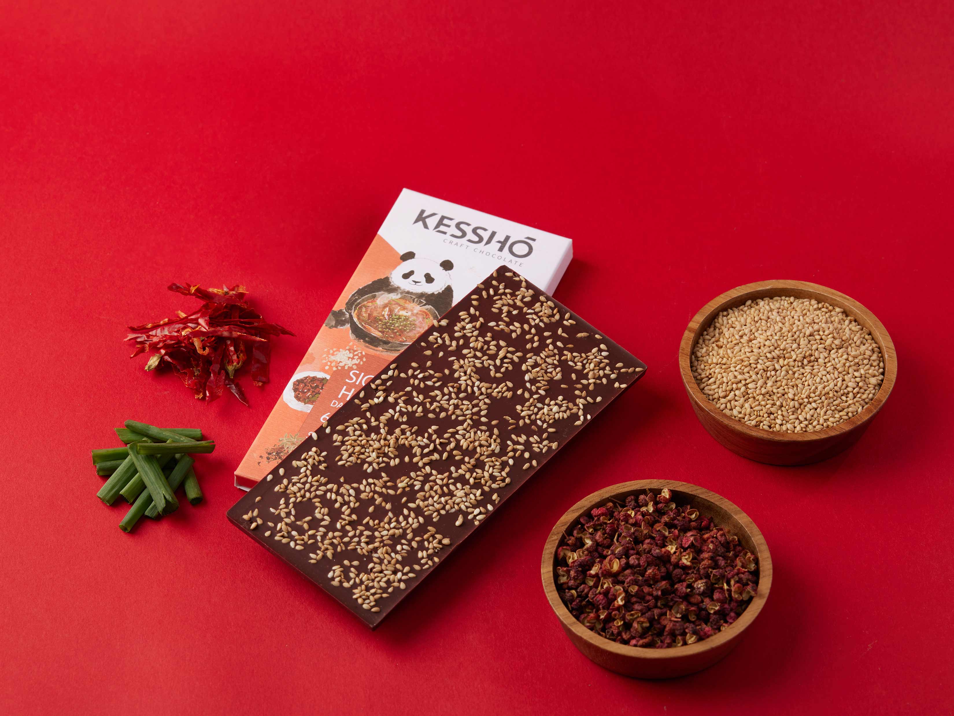 KESSHŌ - Wholesale Chocolate Bar - Sichuan Hot Pot 62% Dark Chocolate Bar – Single Origin2