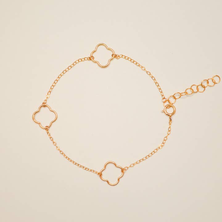 Verbindendes Kleeblatt-Armband für den Großhandel von Syd Squared Jewelry