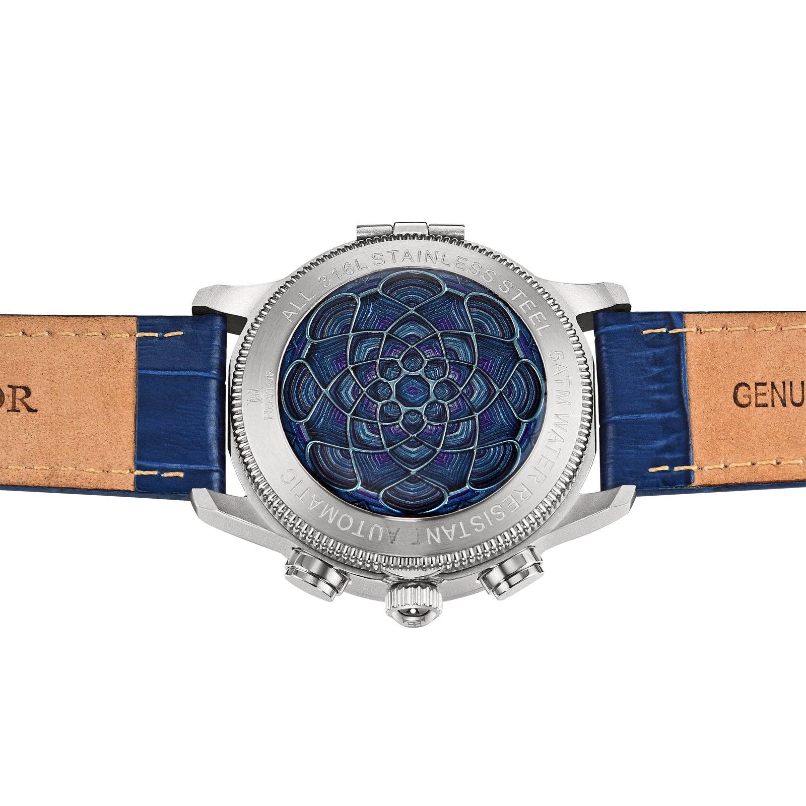 Heritor Automatic – Relógio de pulso - Homem por atacado – Heritor Automatic Apostle Relógio Pulseira em Couro com Dia/Data3