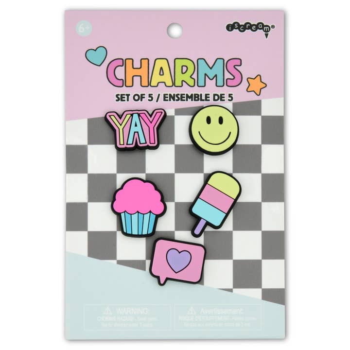 Iscream - Wholesale Charm/Dangle Bracelet - HAPPY CHARMS SET