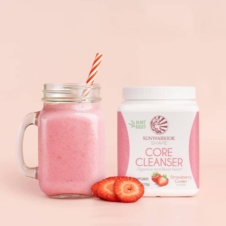 Sunwarrior - Wholesale Protein/Superfood Powder - Strawberry Cooler Core Cleanser Prebiotic Fiber Drink Powder8