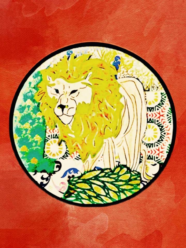 Lion Fine Art Print for wholesale by Art by Hannah Hannah