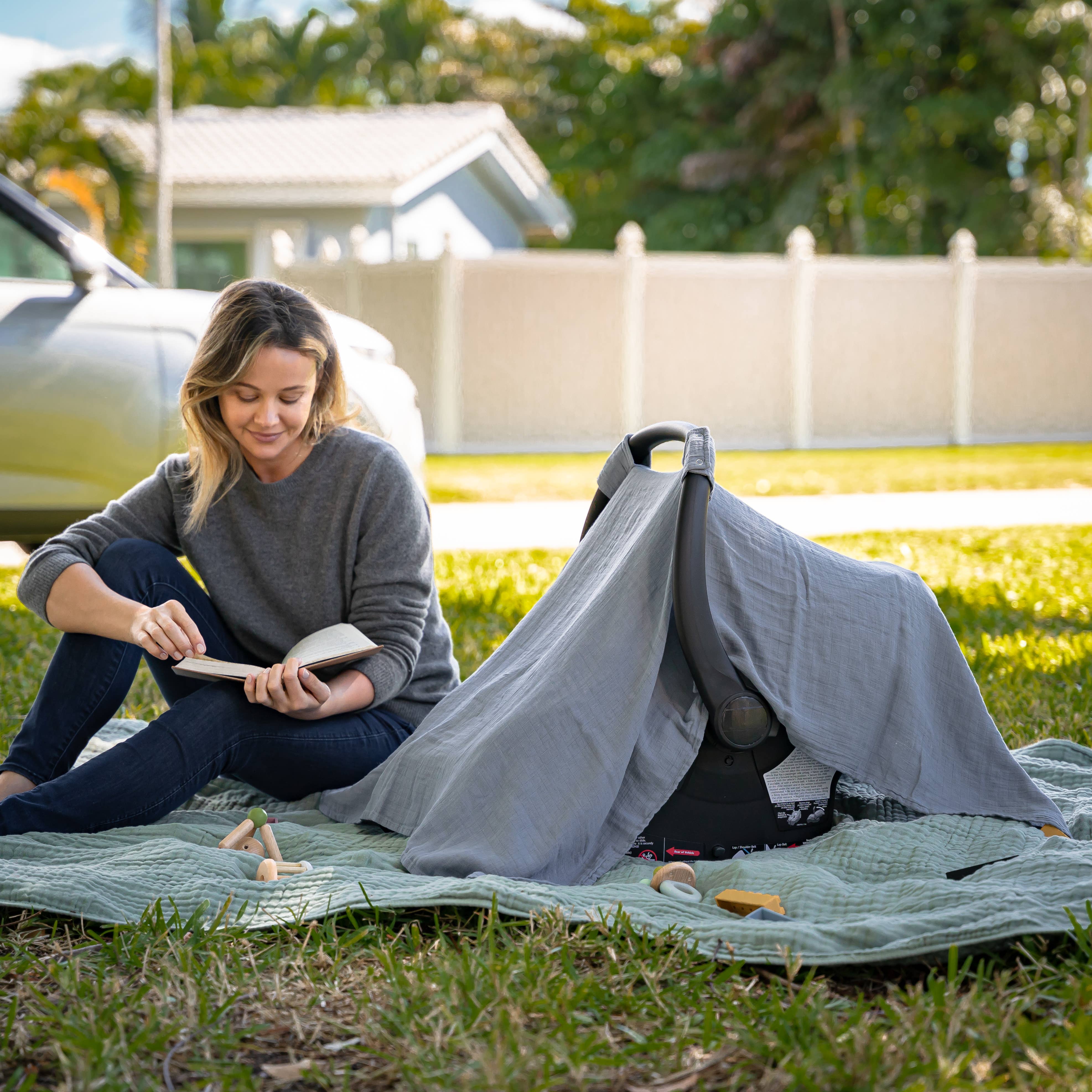 Comfy Cubs - Wholesale Car Seat Cover - Kids & Baby - Baby Car Seat Cover, Large Car Seat Canopy by Comfy Cubs15