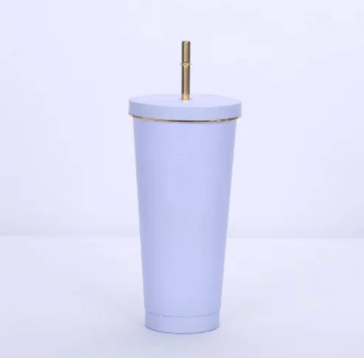 Subli Vinyl Blanks - Wholesale Insulated Mug/Tumbler - Stainless Steel insulated Tumblers with gold rim12