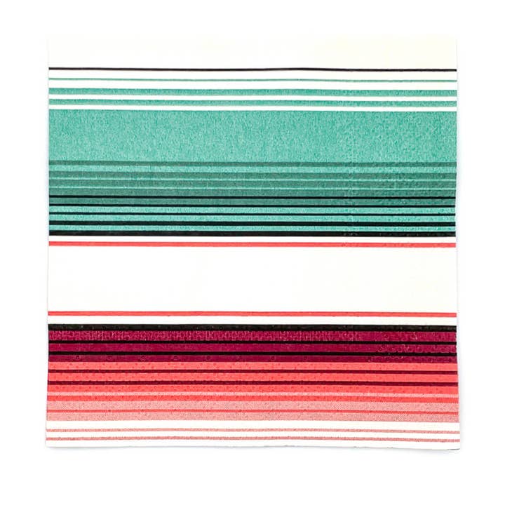 Desert Stripe Cocktail Napkins (Set of 20). for wholesale by Party West