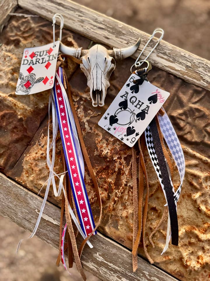 Western keychain/Fringe Keychain/Purse Accessory for wholesale by Wild Hancock Creations