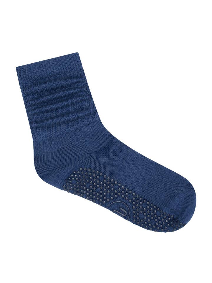 MoveActive – Engroshandel Strømper - Dame – Scrunch skridsikre strømper - denimblå2