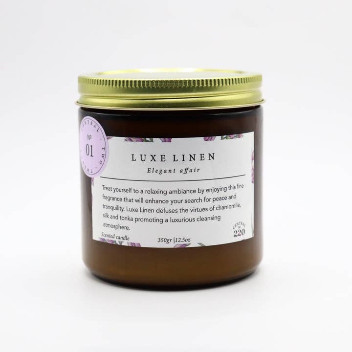Central 220 - Wholesale Jar/Filled Candle - 01 | Sleep Aid | Luxe Linen Candle | Scented Candle5
