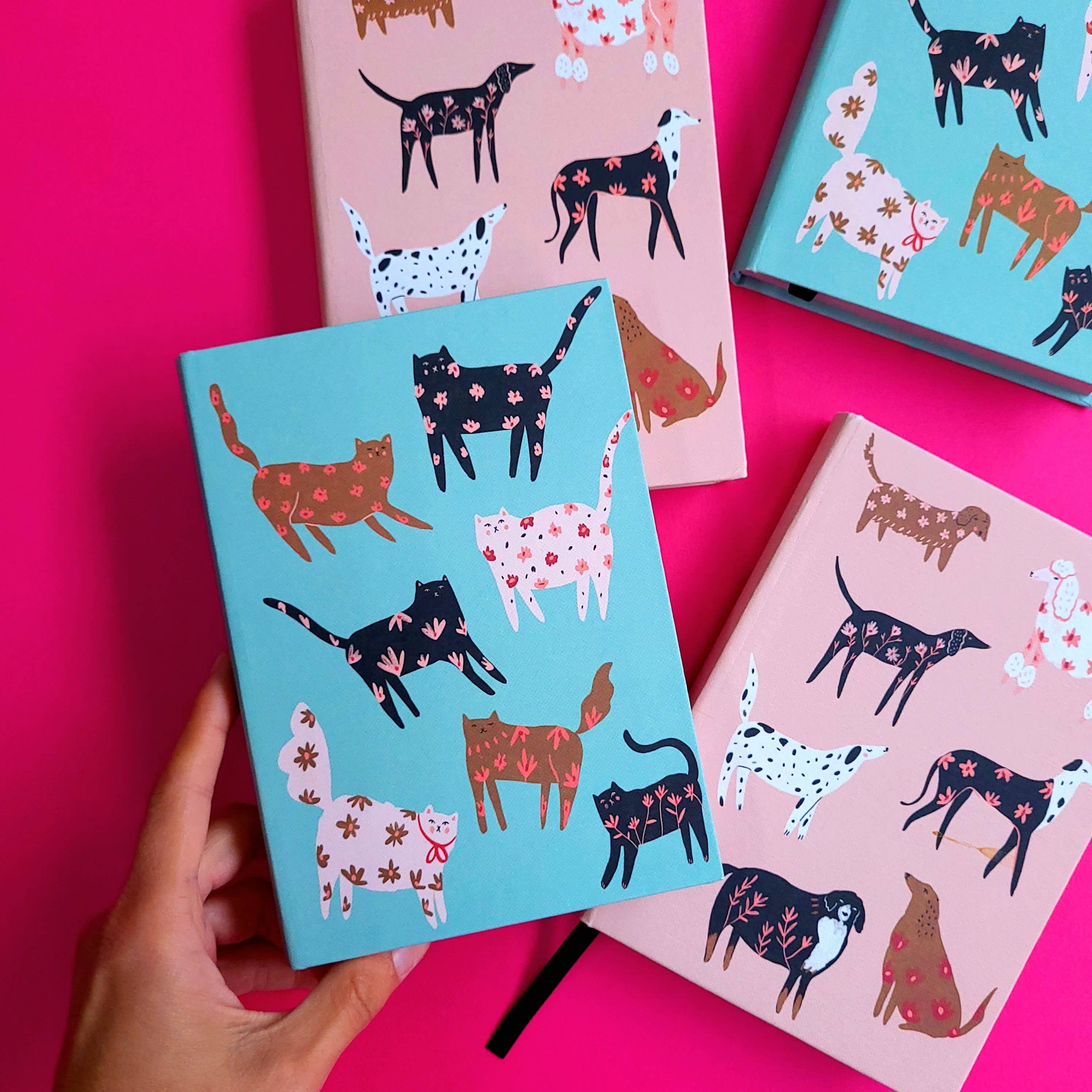 Roger La Borde - Wholesale Journal/Diary - Cinnamon Cats Illustrated journal  - AS 0515