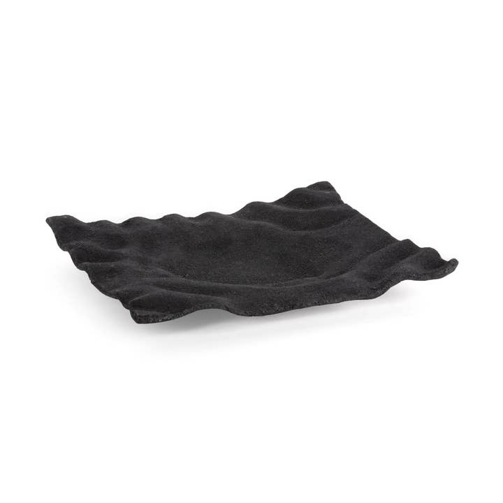 Azalea dekorativ metalbakke, lille sort for engroshandel hos Vertuu Design Inc.