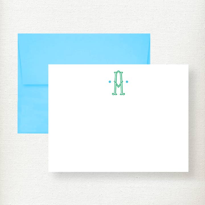 Kramer Drive - Wholesale Stationery/Notecard Set - Ornate Initial Dots Note Card4