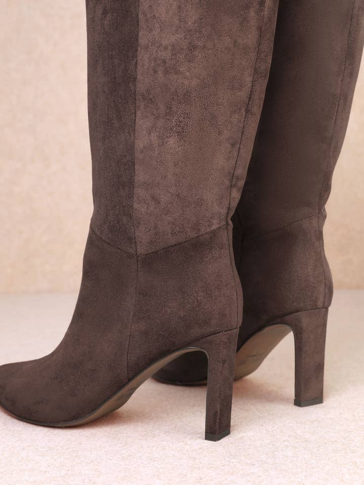 Oliccui - Wholesale Boots - Women's - SLEEK POINTED-TOE THIN BLOCK HEEL BOOTS9