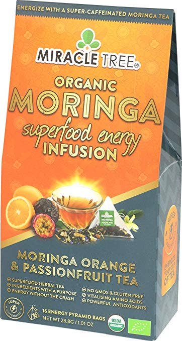 Miracle Tree - Wholesale Health/Detox Tea - Moringa Energy Tea: Orange Passionfruit1