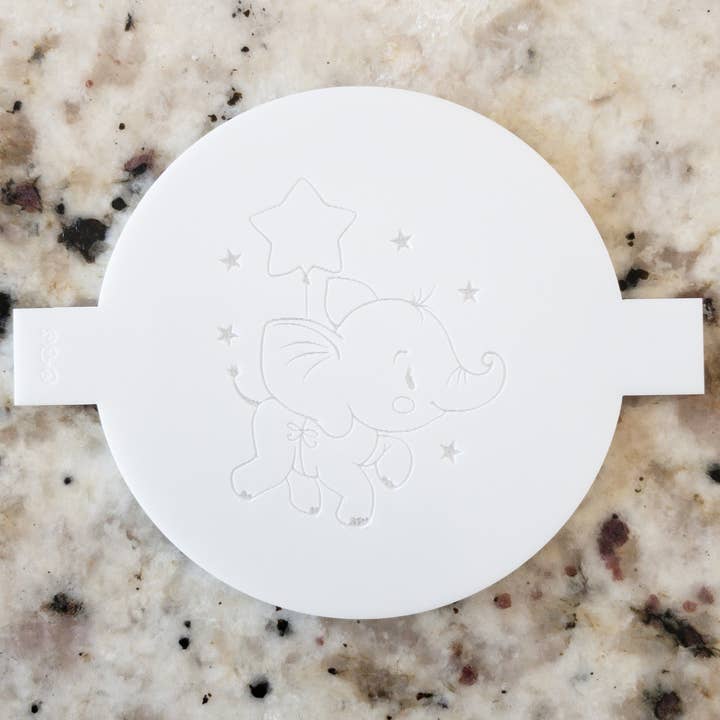 Cut Bake Stamp - Wholesale Cookie Cutter - Cute Elephant Cookie Biscuit POPup Stamp1