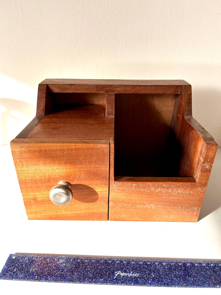 Vintage Wooden Desk Organiser for wholesale by Killerviews