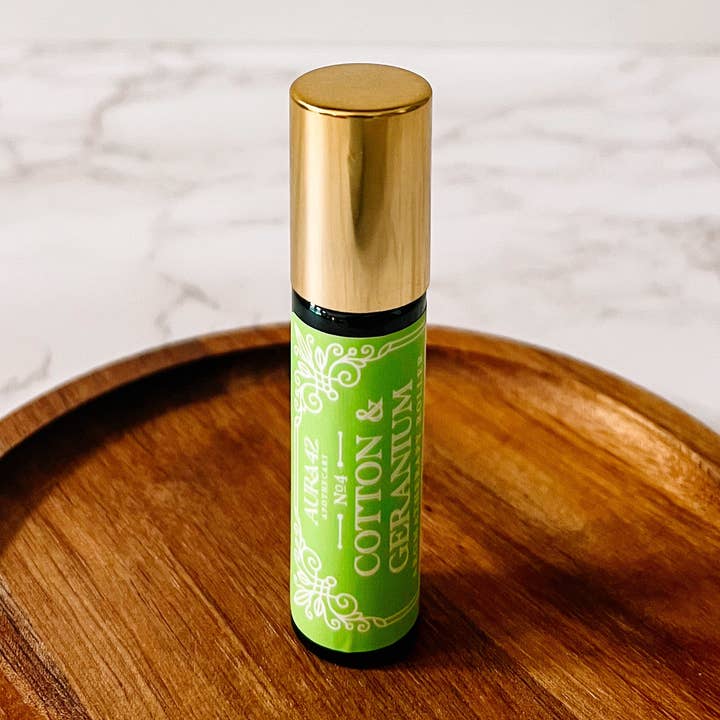 N. 4 - Rullo per aromaterapia | Cotone e geranio per la vendita all'ingrosso da parte di Aura42® Apothecary